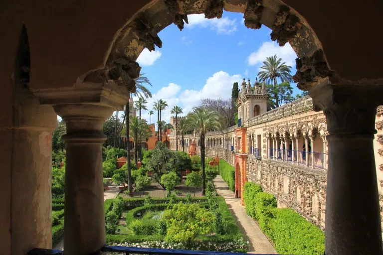 Die Gärten von Alcazar, Sevilla, Spanien